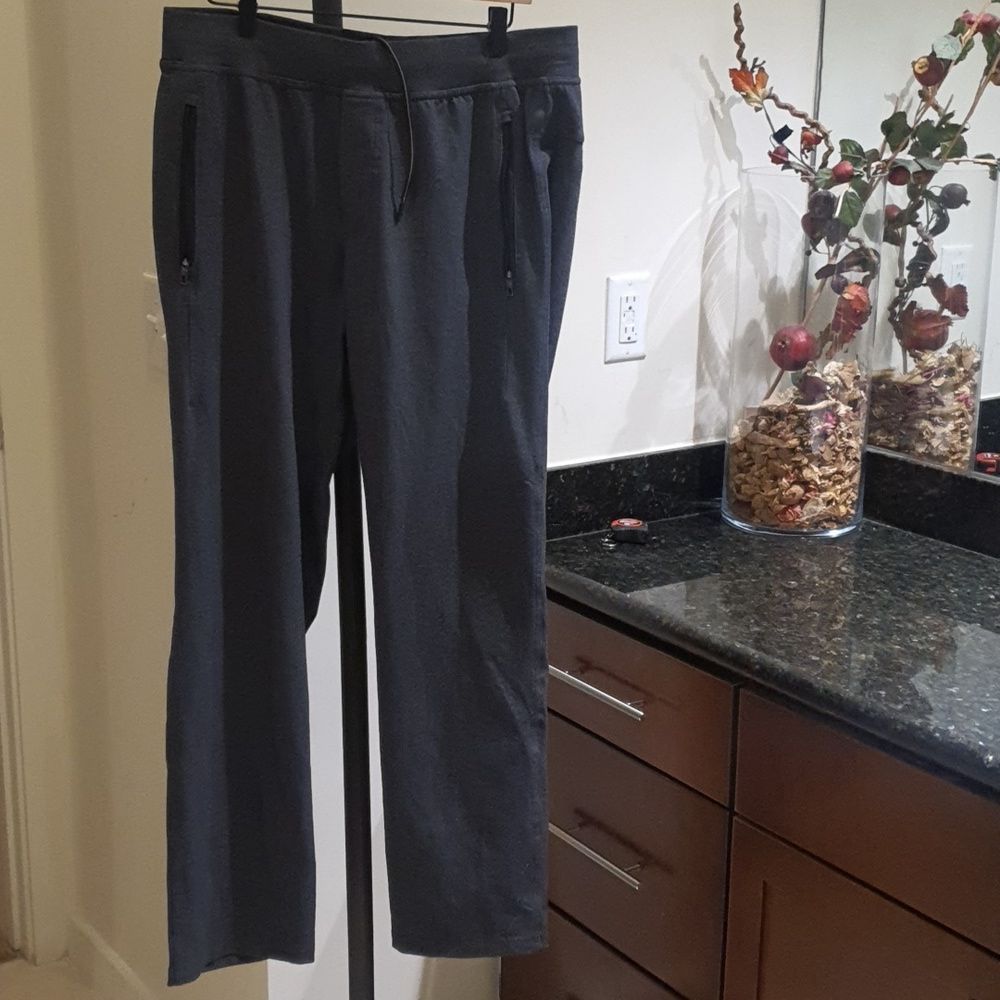 LULULEMON Discipline Men's Joggers Stretch Sweatpant Heathered Black Gray | XL